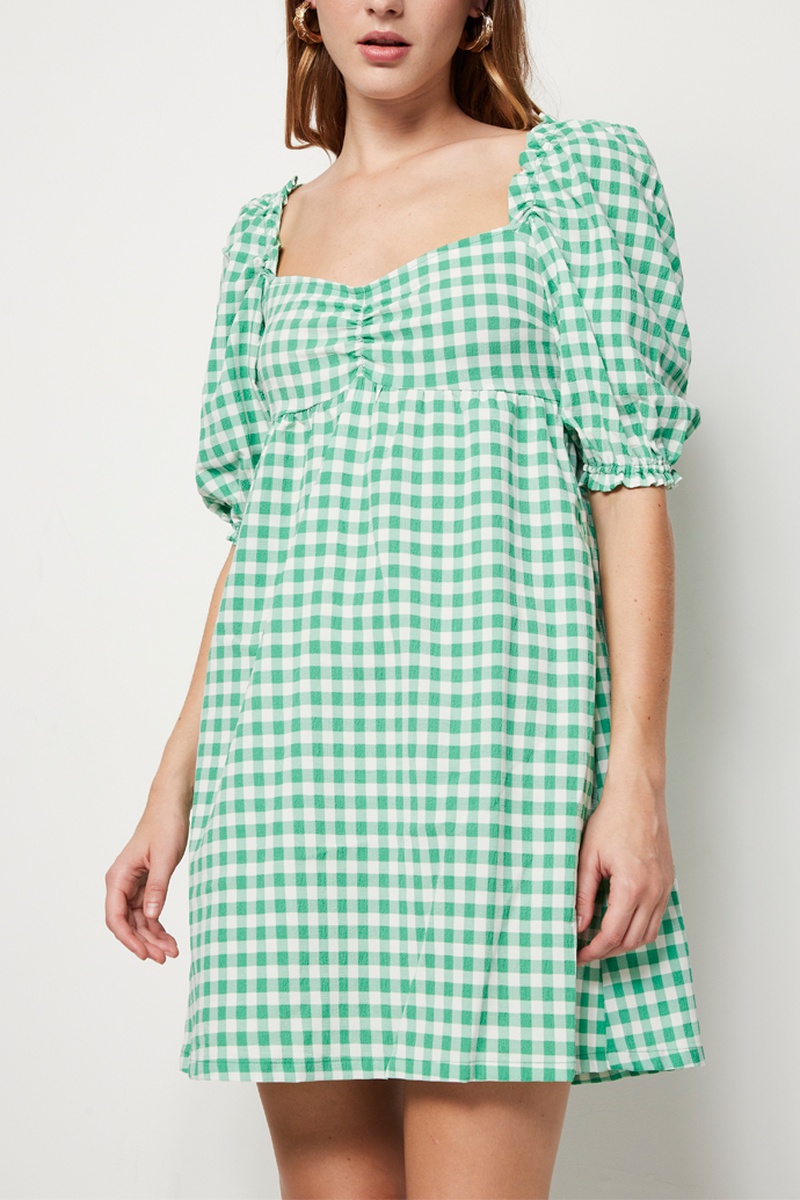 Robe trapèze - Vert