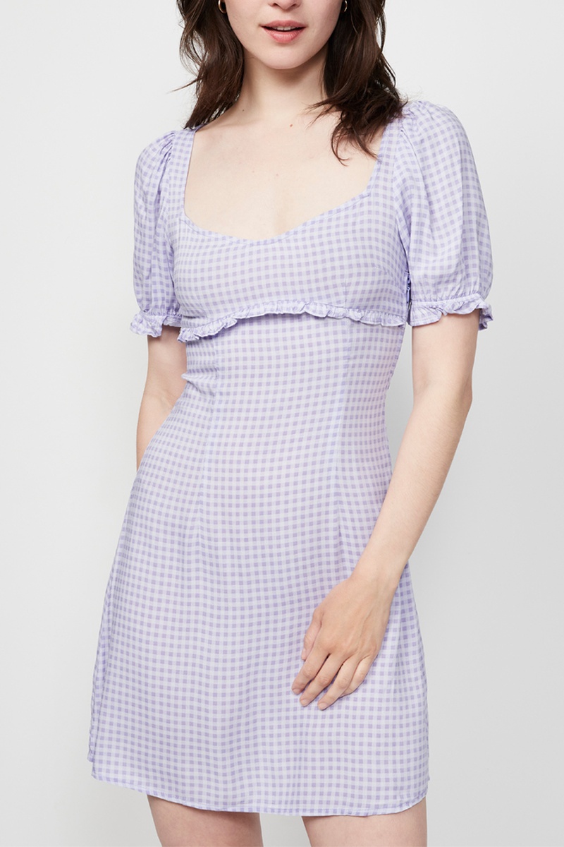 Robe trapèze - Mauve