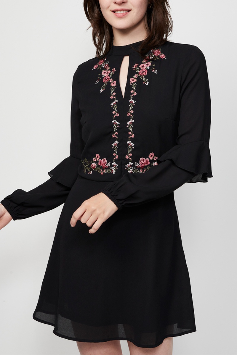 Robe patineuse - Noir