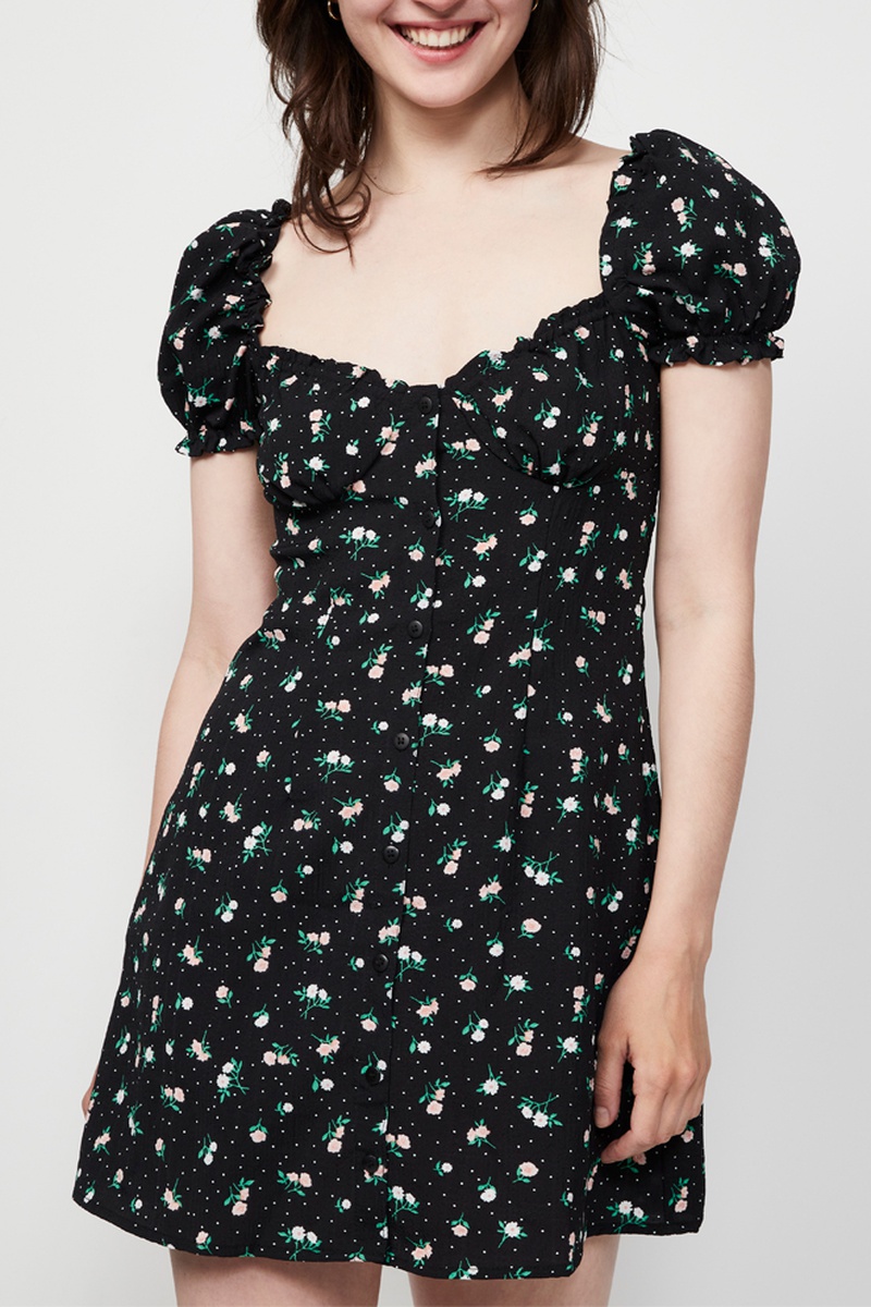 Robe patineuse - Noir