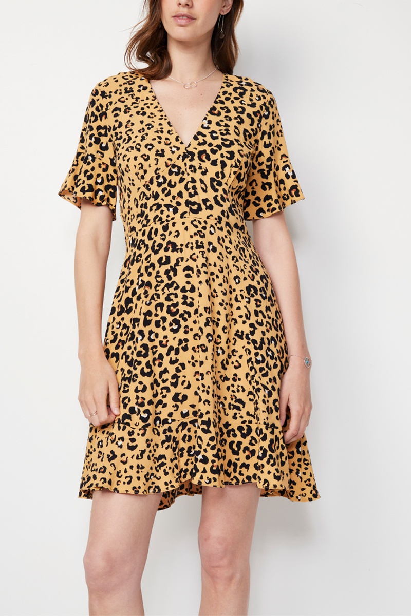 Robe patineuse - Jaune