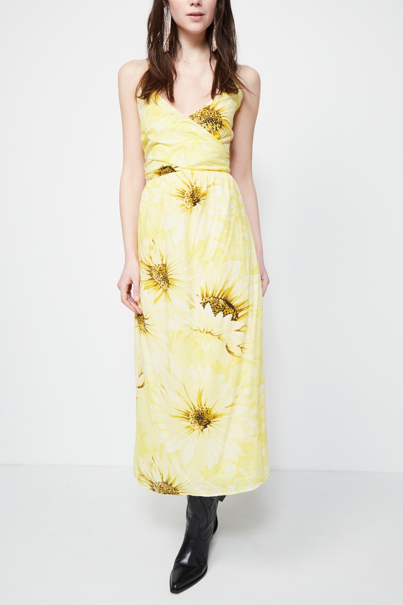 Robe patineuse - Jaune