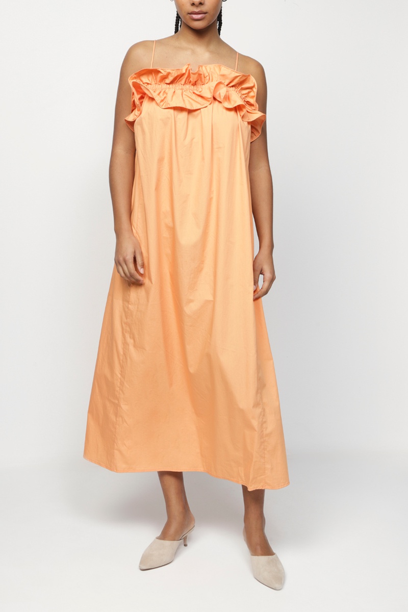 Robe midi - Orange