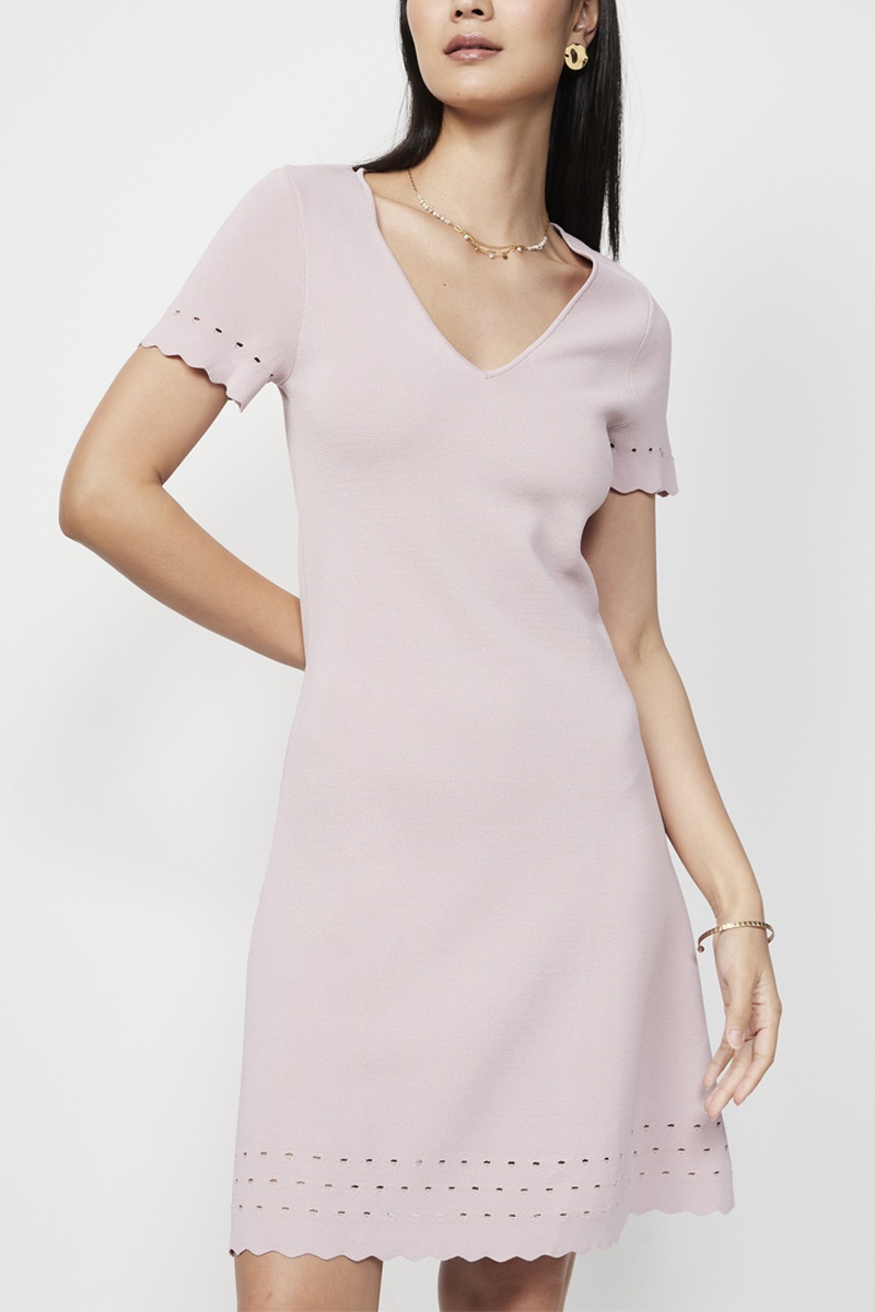 Robe trapèze - Nude