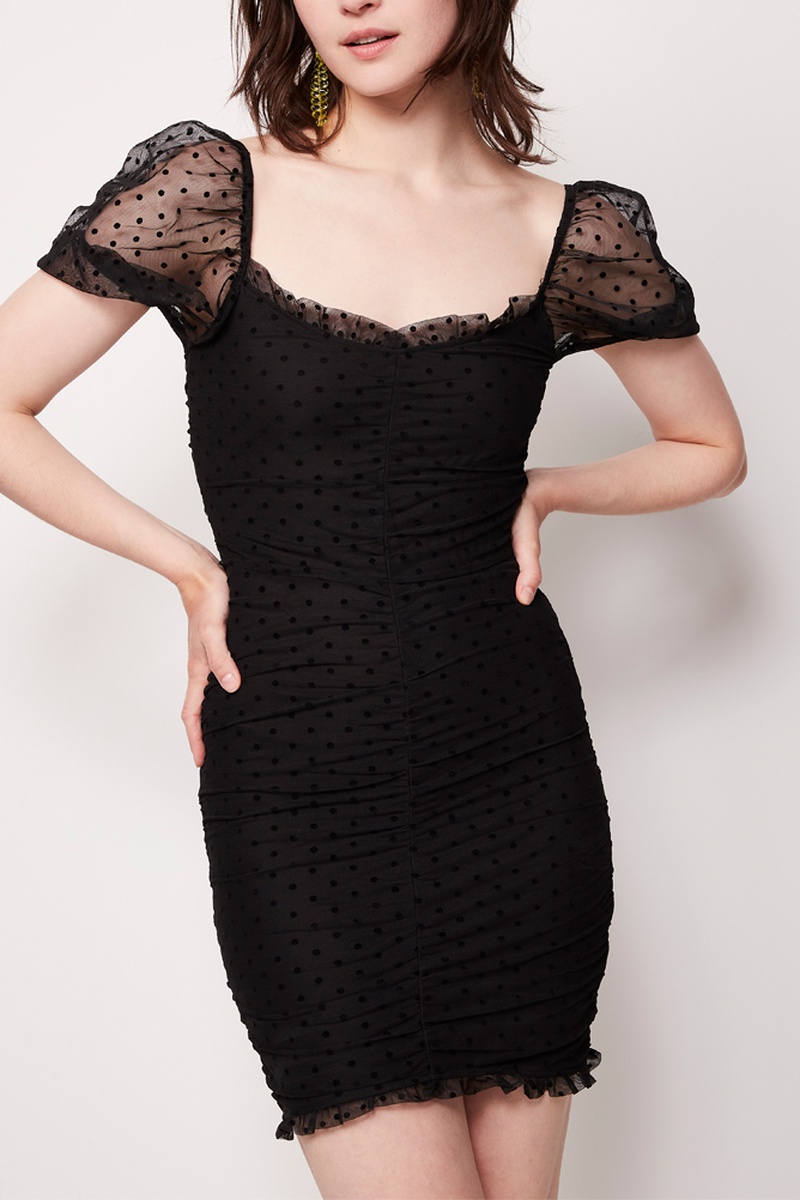 Robe fourreau - Noir