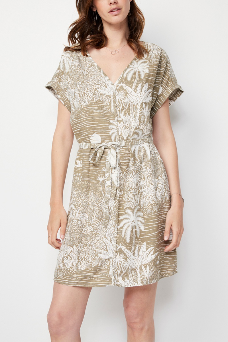 Robe patineuse - Kaki