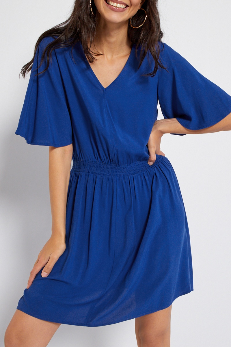 Robe patineuse Bleu marine