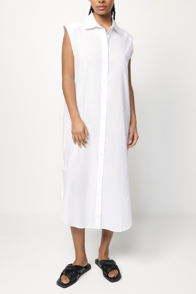 Robe chemise Blanc