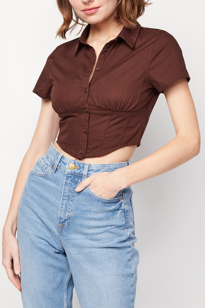 Chemisier Marron