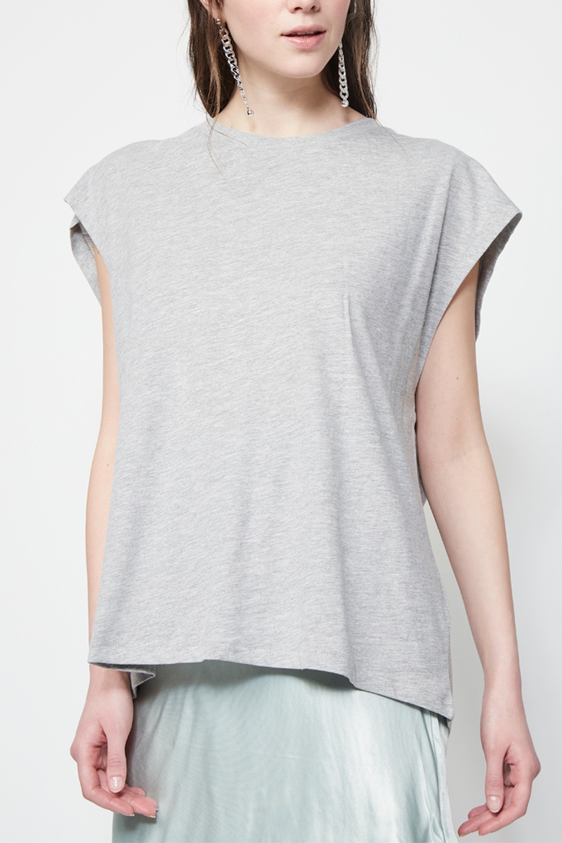 T-shirt - Gris chiné