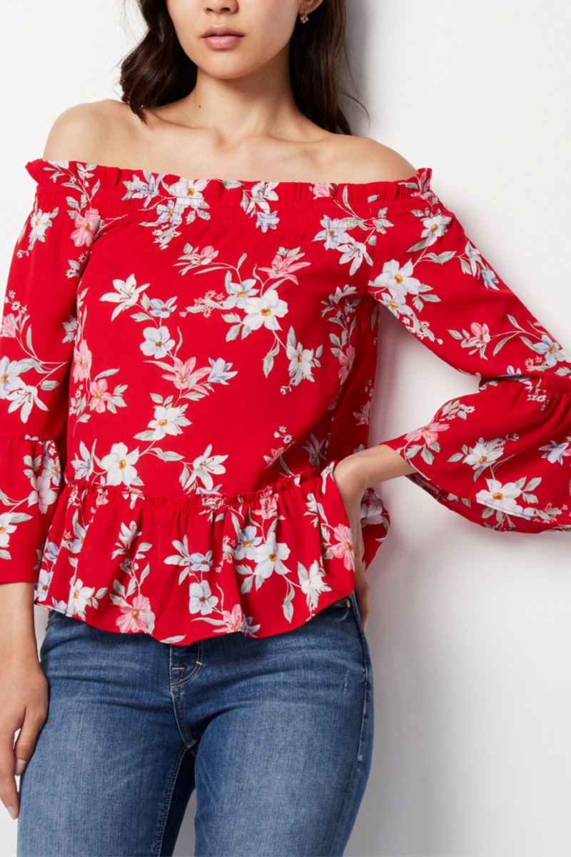 Blouse - Rouge