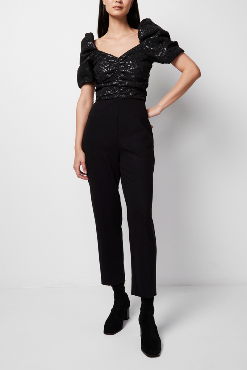 Combinaison trompe-l’œil - Noir