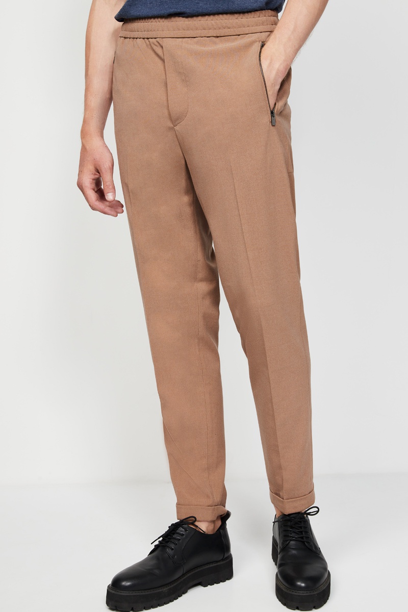 Pantalon droit - Camel