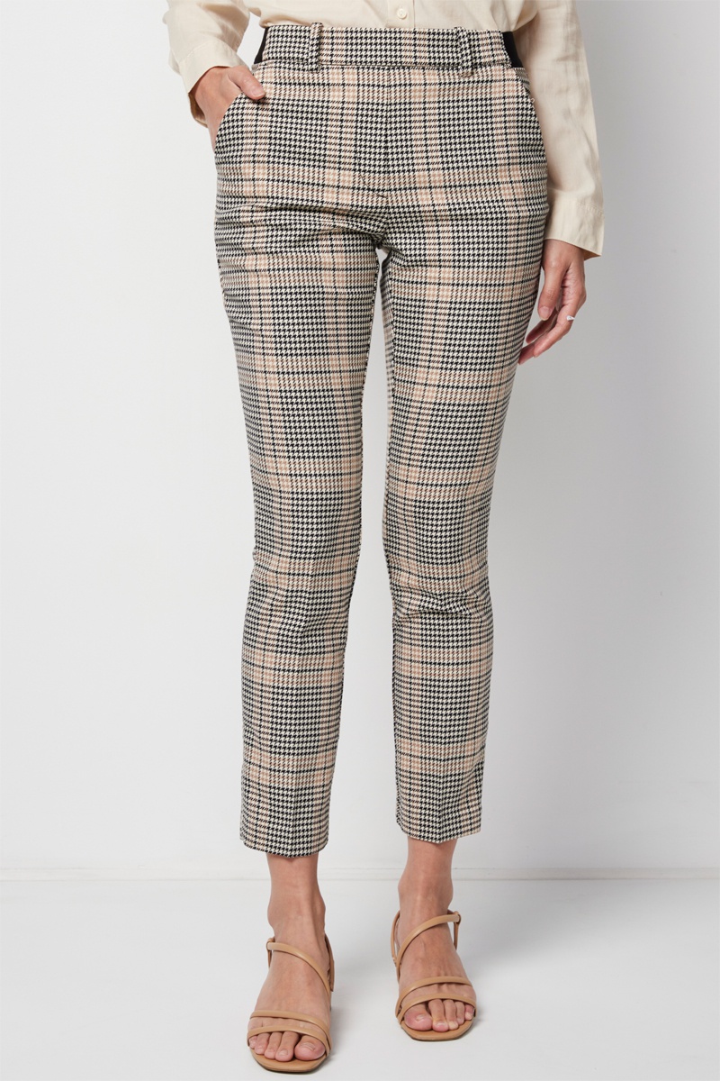 Pantalon droit Beige