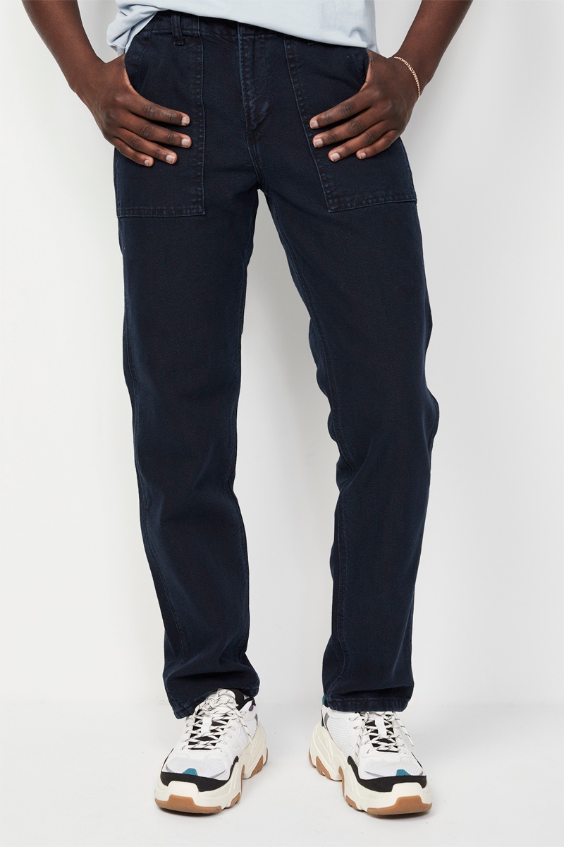 Pantalon droit Bleu marine