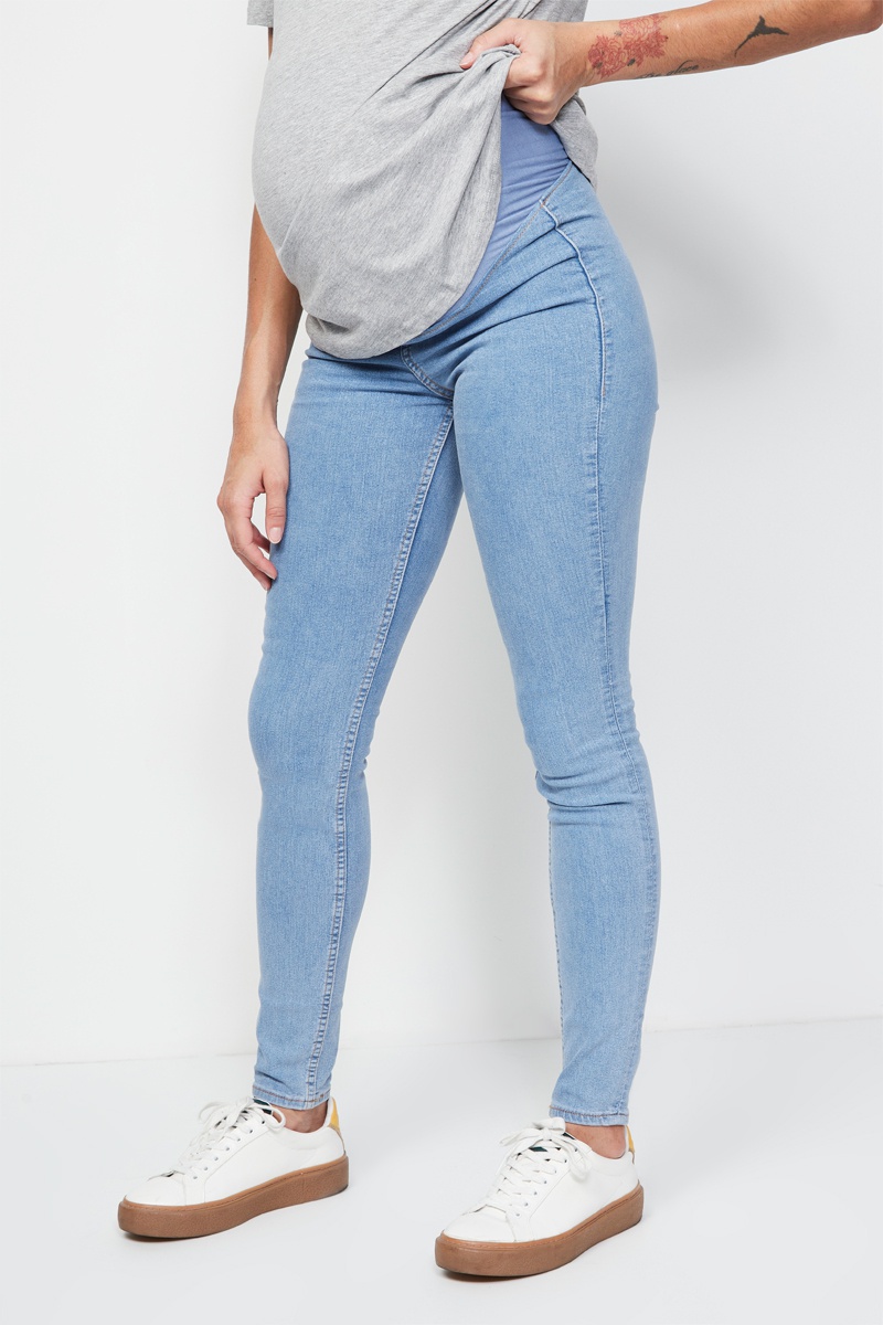 Pantalon de maternité Bleu clair