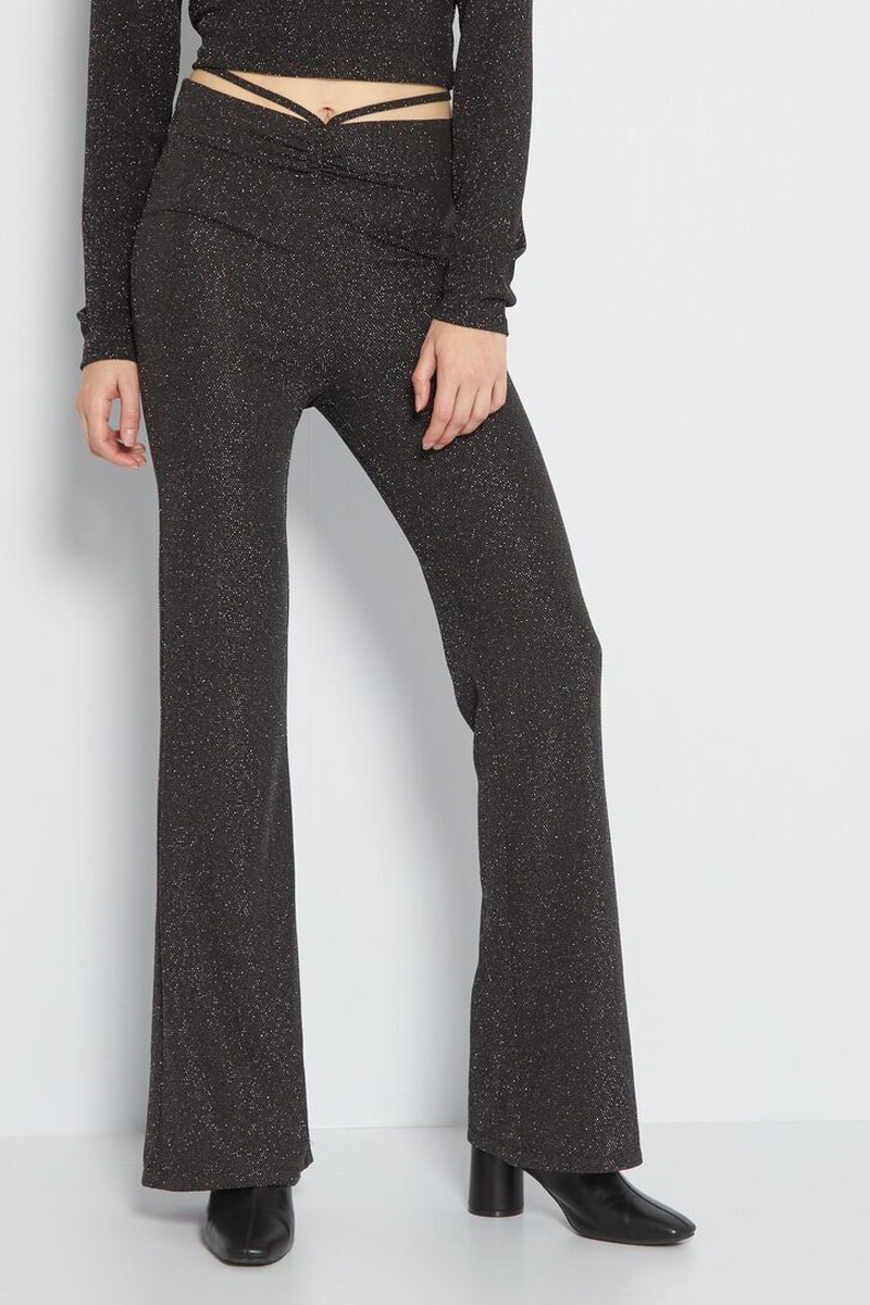 Pantalon bootcut Noir