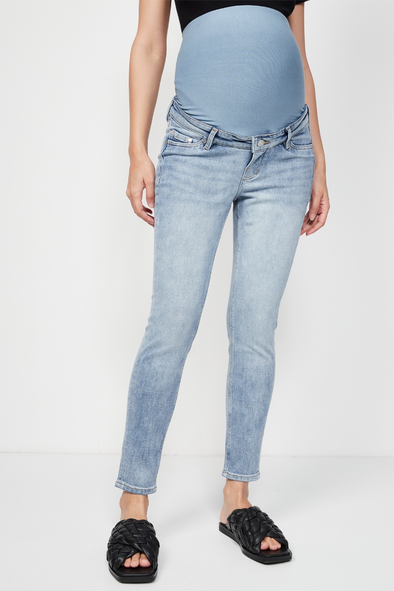 Jean de maternité - Bleu clair