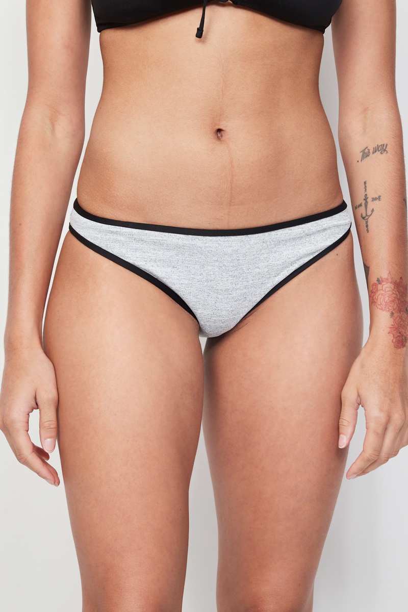 Bas de maillot - Gris clair chiné