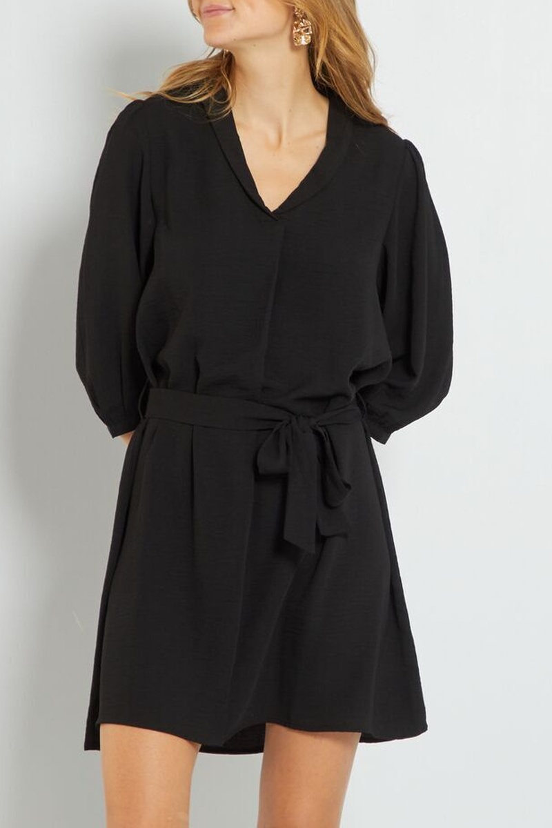 Robe droite Noir