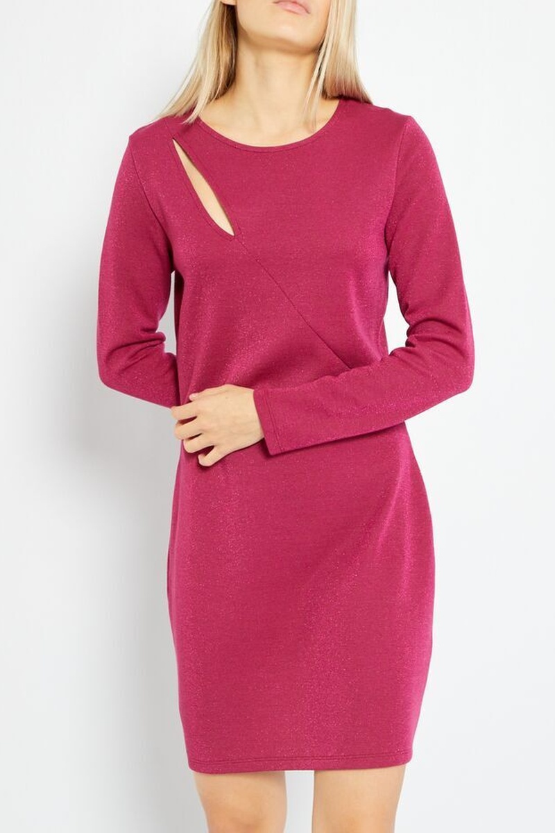 Robe droite Fuchsia