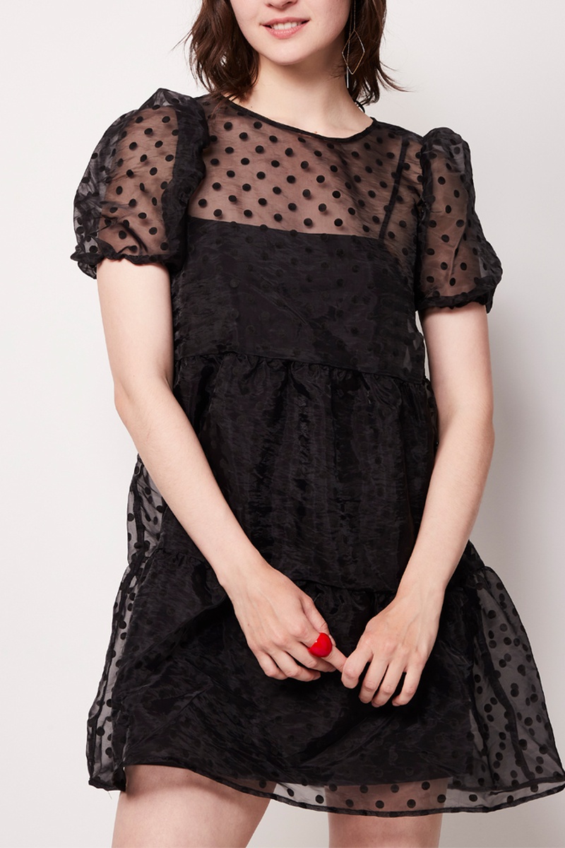 Robe patineuse - Noir