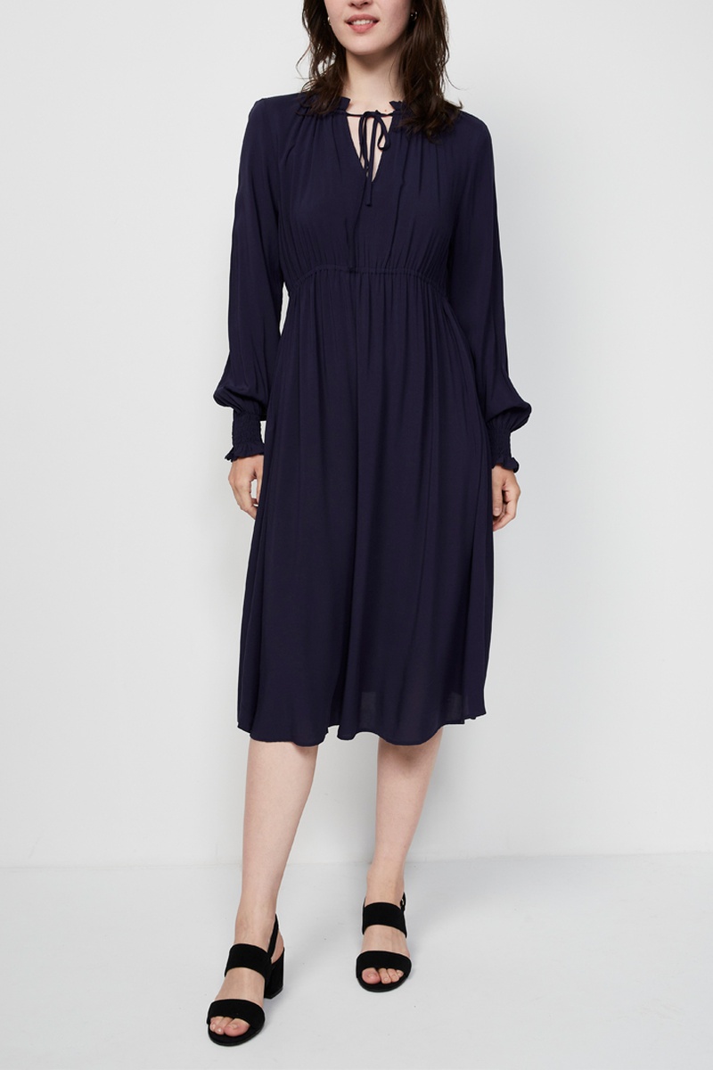 Robe patineuse - Bleu marine