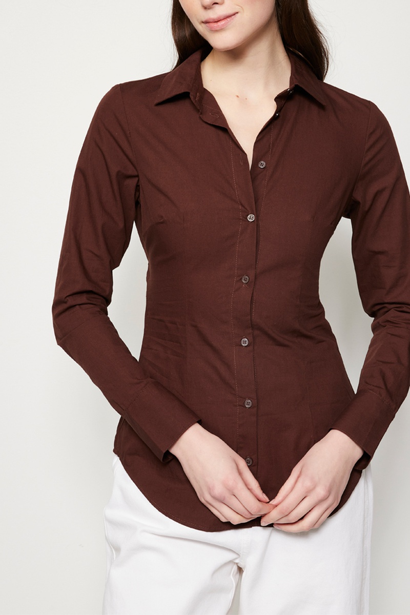 Chemisier Marron