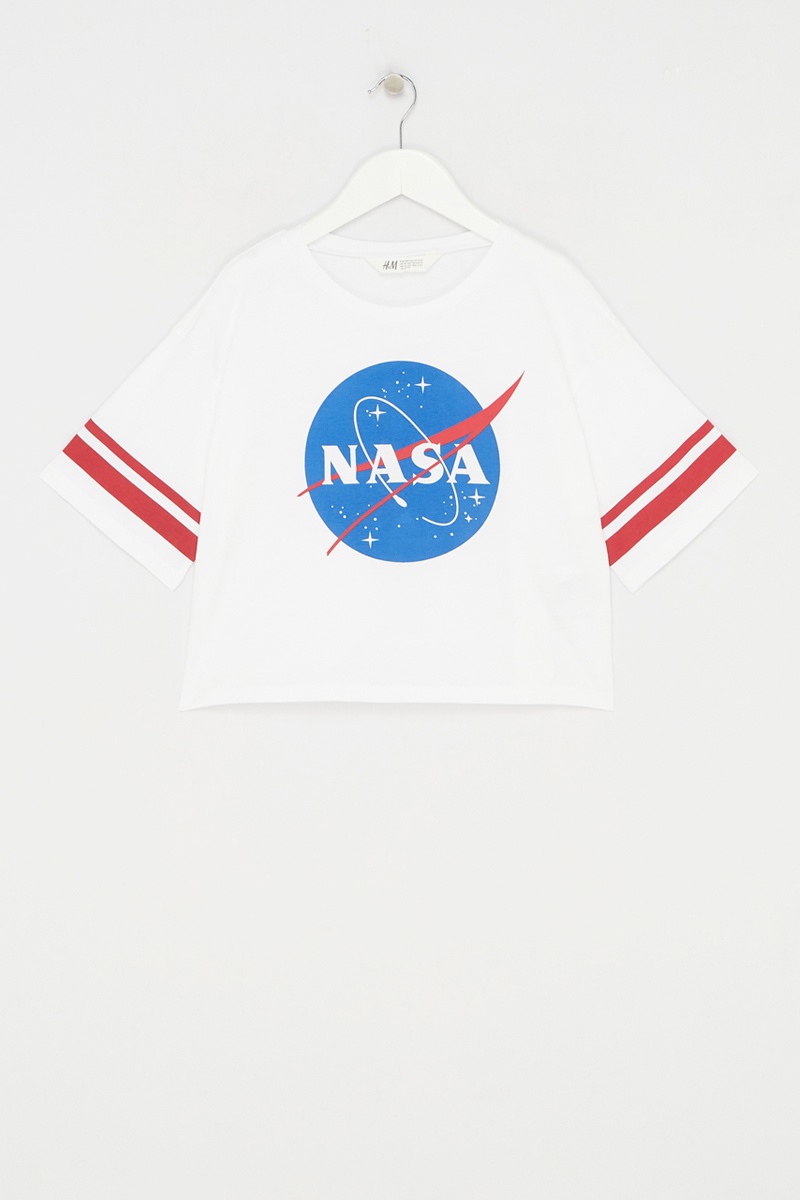 T-shirt Nasa Blanc