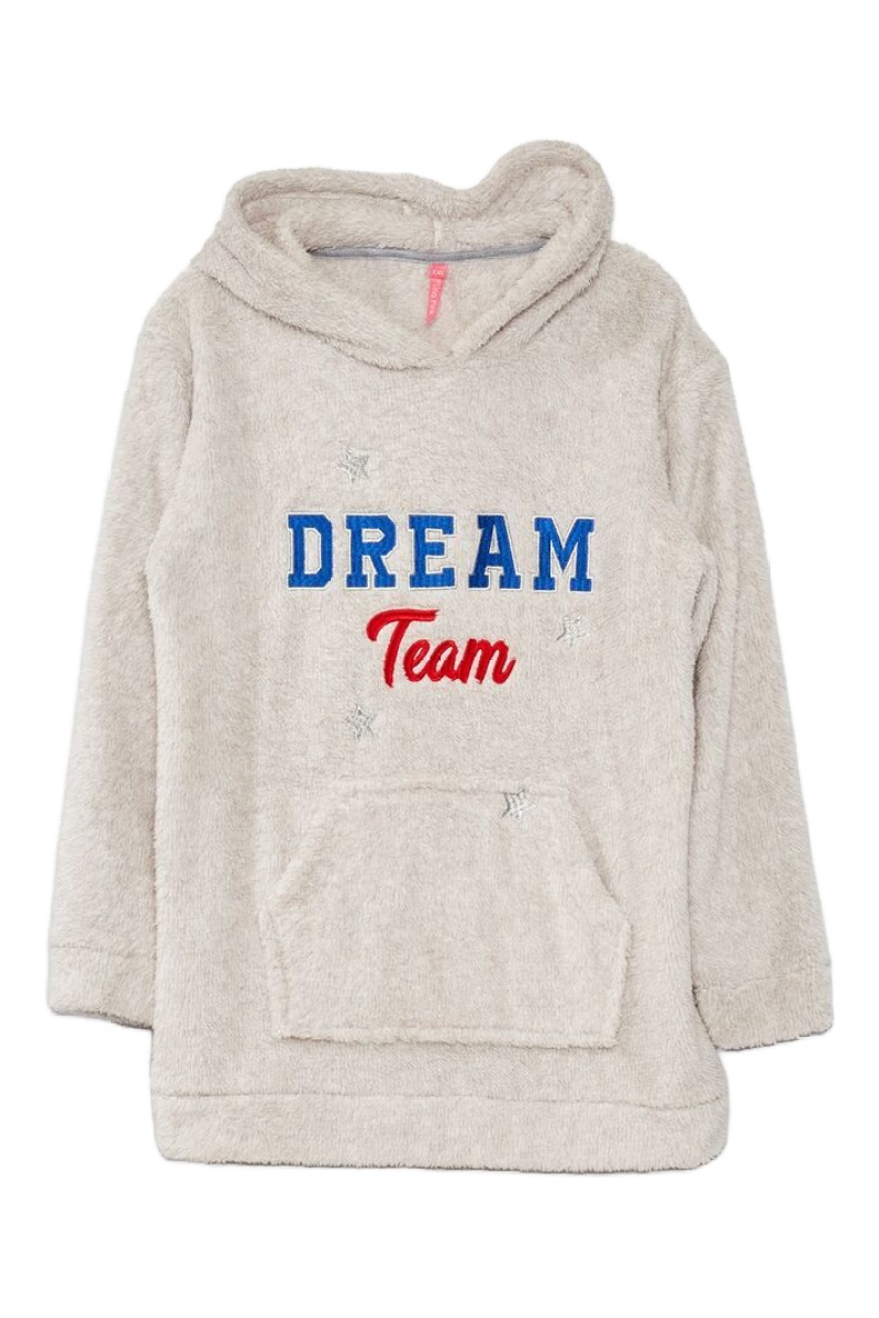 Sweat polaire Gris clair