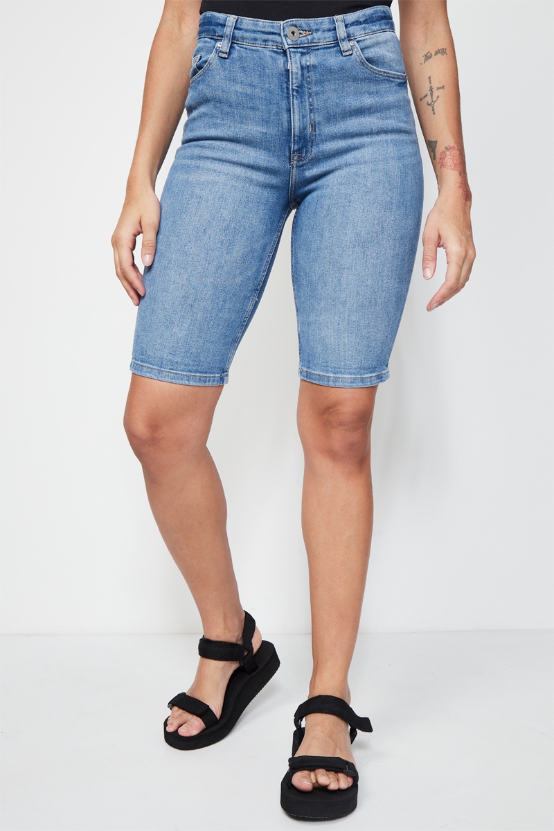 Bermuda en jean - Bleu