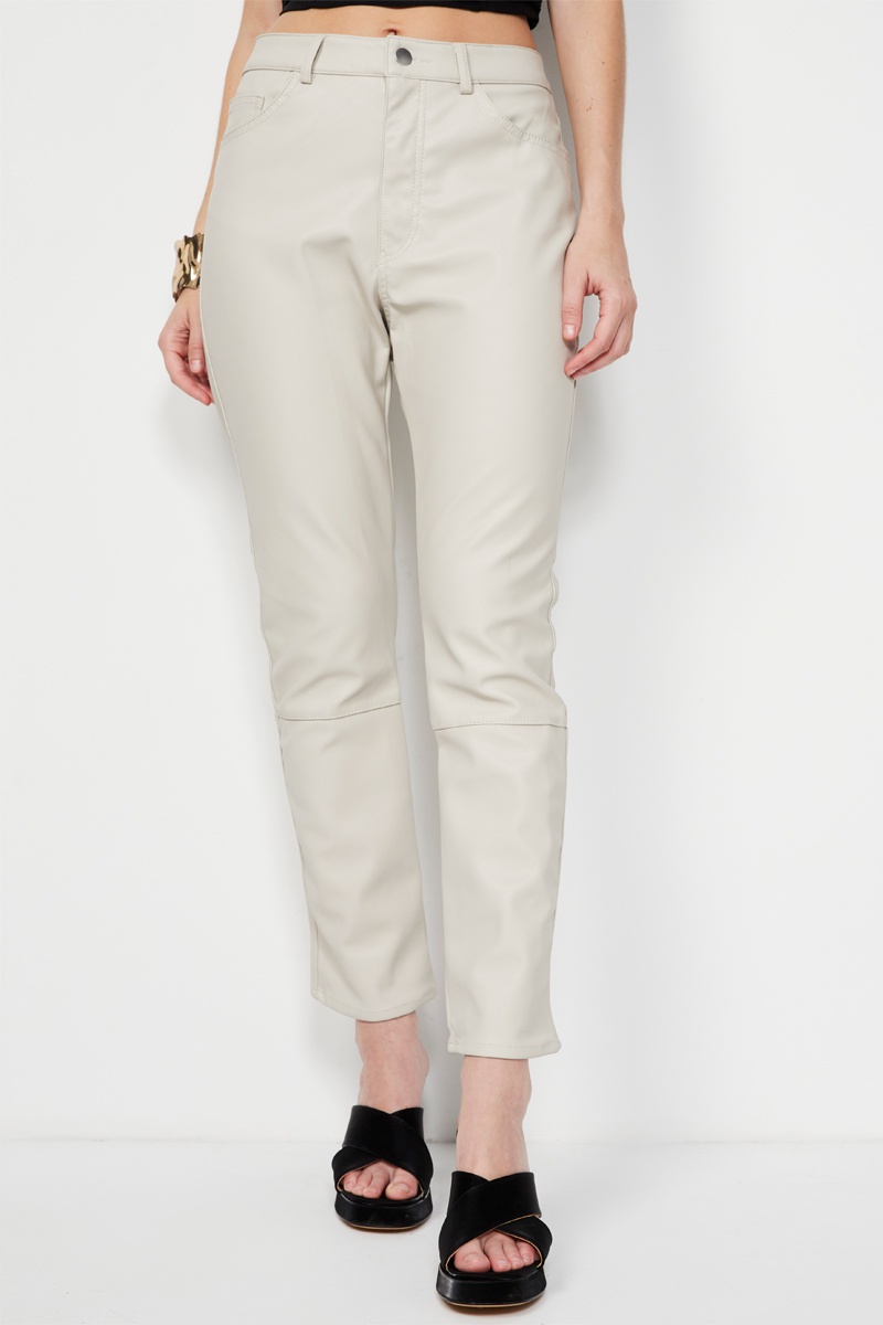 Pantalon droit - Beige