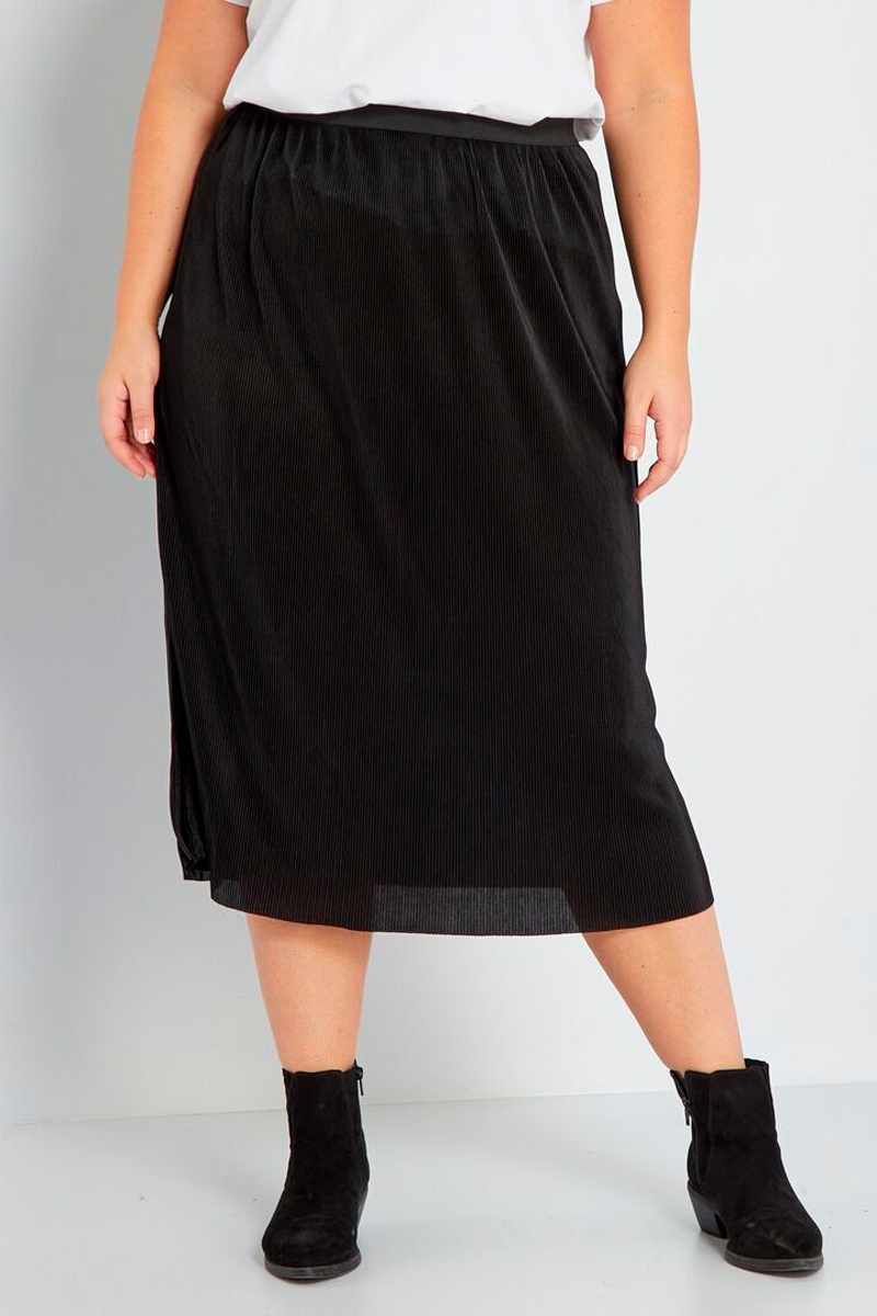 Jupe plissée Noir