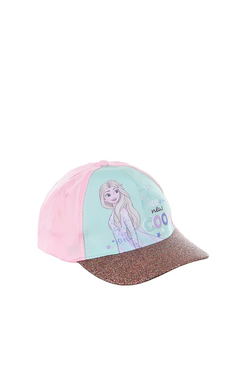 Casquette Elsa La Reine des Neiges Disney - Turquoise et rose