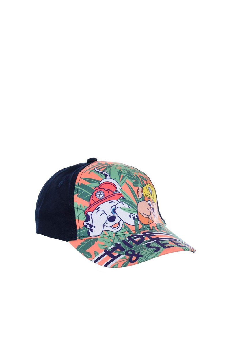 Casquette Pat’ Patrouille Bleu marine et saumon