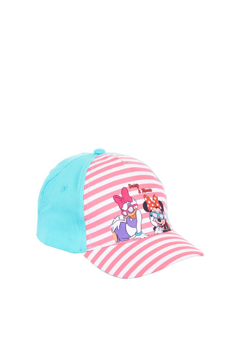 Casquette Daisy et Minnie Disney Turquoise et blanc