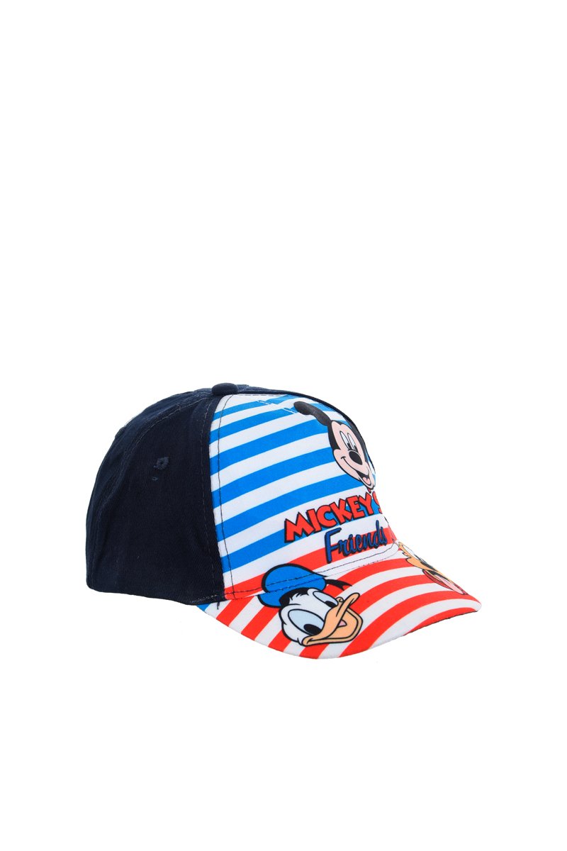 Casquette Mickey et Pluto Disney Bleu marine et rouge