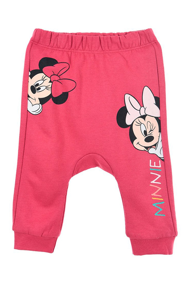 Jogging en coton biologique Minnie Disney - Vieux rose