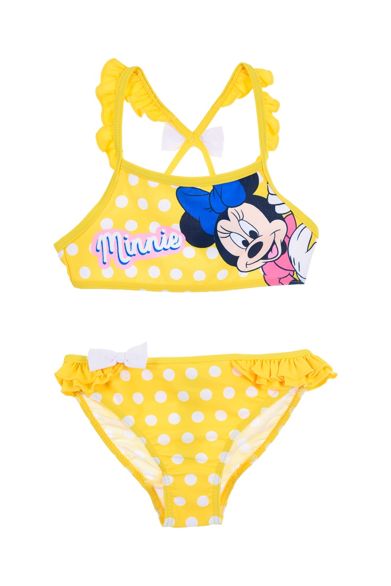 Maillot 2 pièces Minnie Disney Jaune