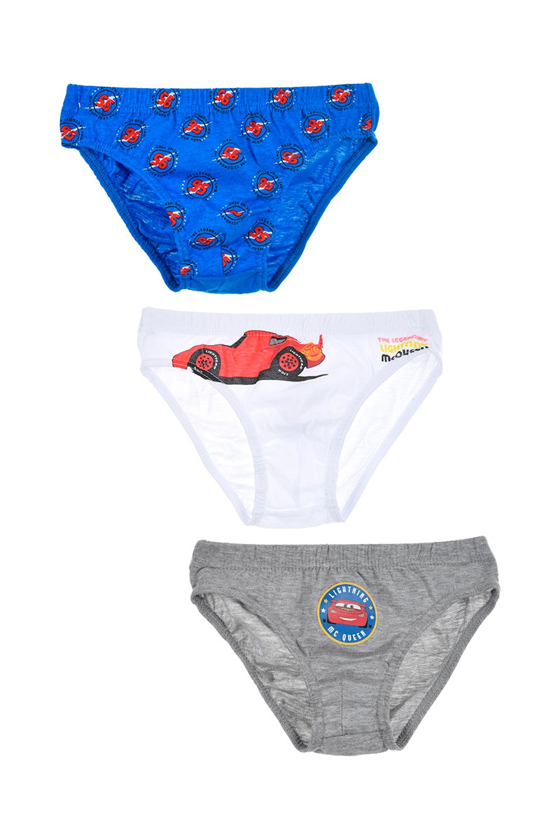 3 slips Cars Disney Bleu roi