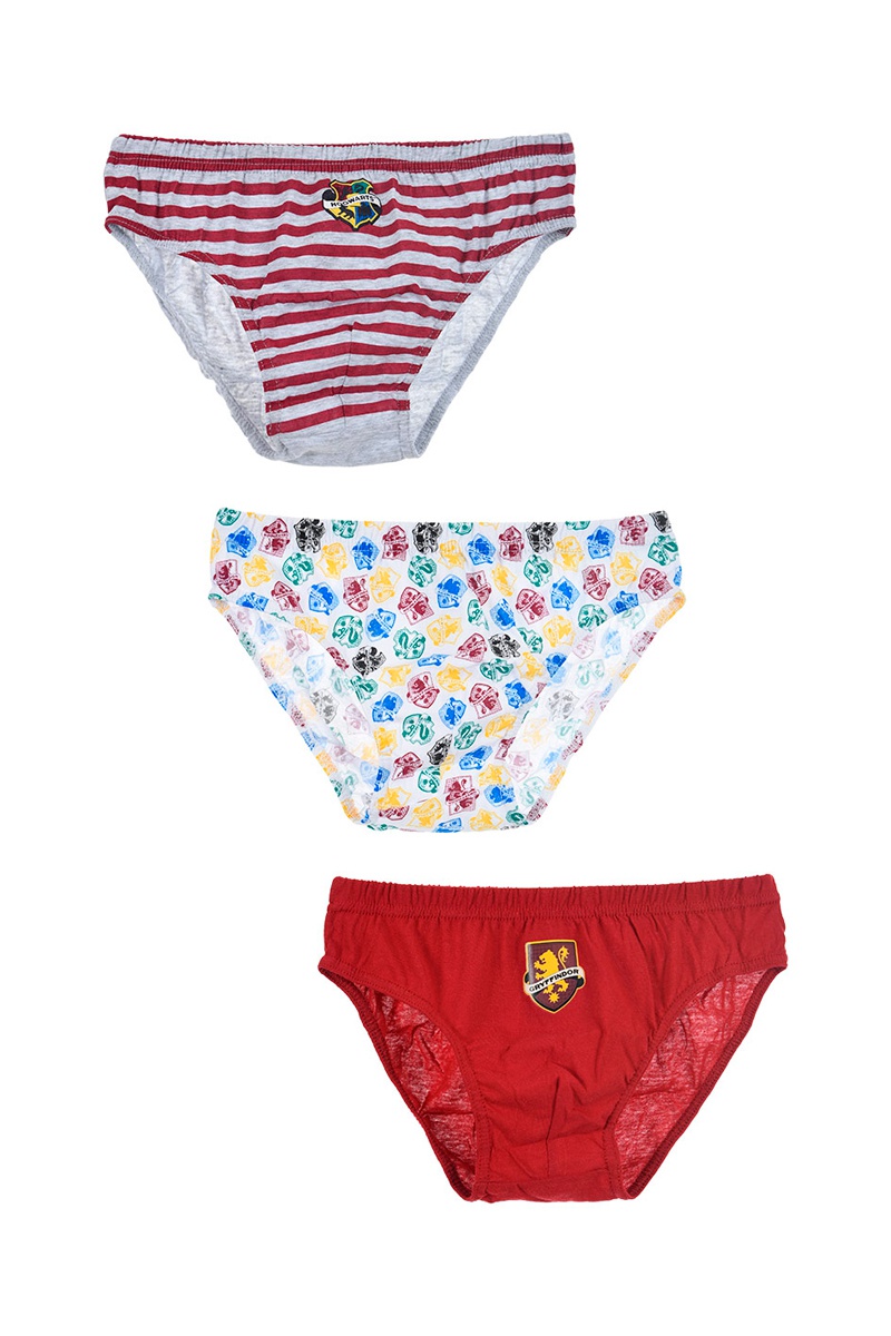 3 culottes Harry Potter Gris