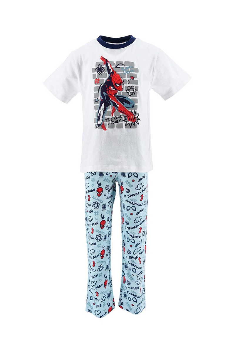 Pyjama Spider-Man Avengers Marvel - Bleu marine et blanc