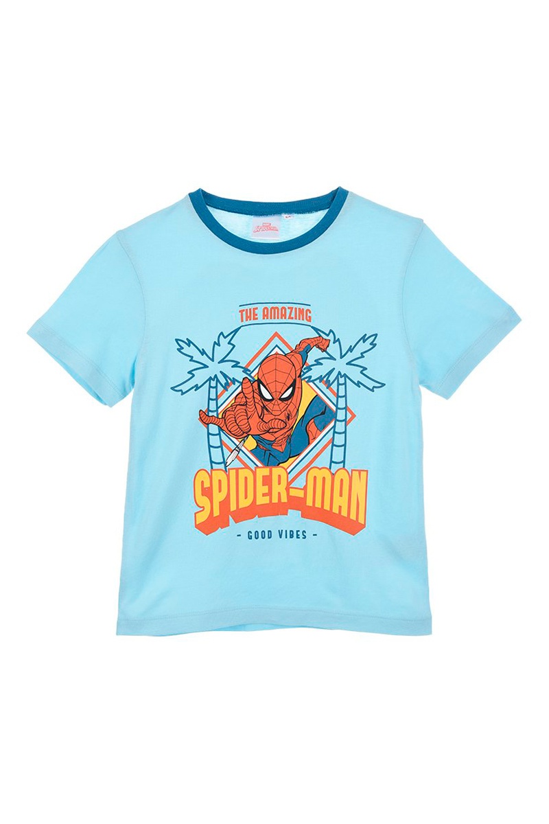 T-shirt Spider-Man Avengers Marvel - Bleu clair