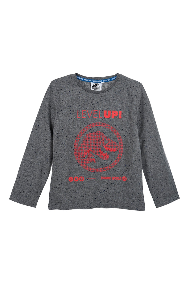 T-shirt Jurassic World Gris foncé chiné