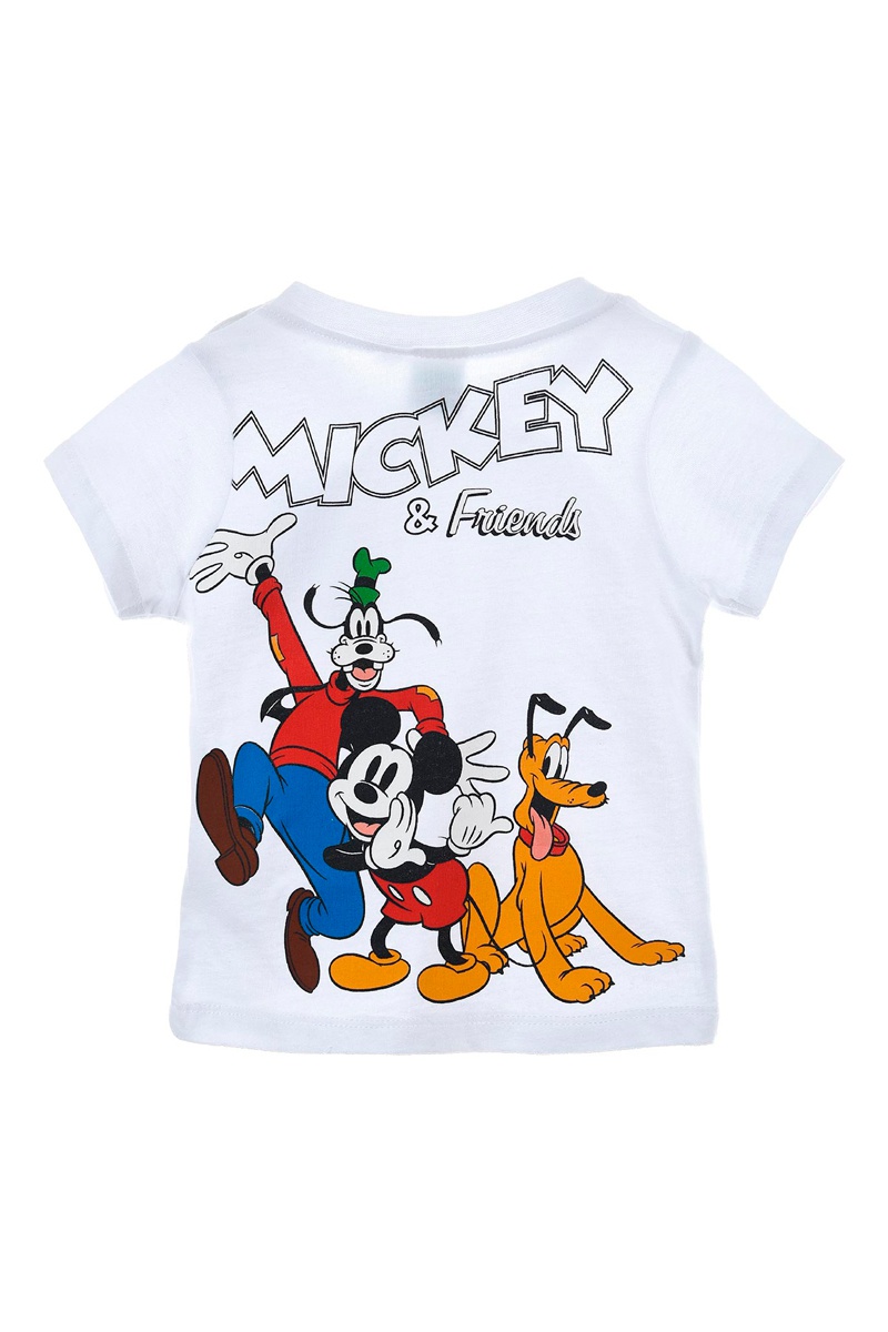 T-shirt Mickey Disney Blanc