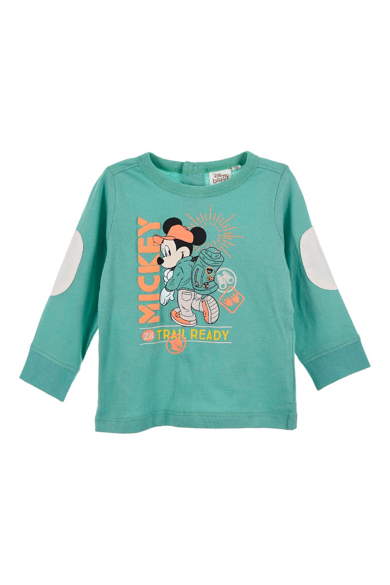 T-shirt en coton biologique Mickey Disney - Vert