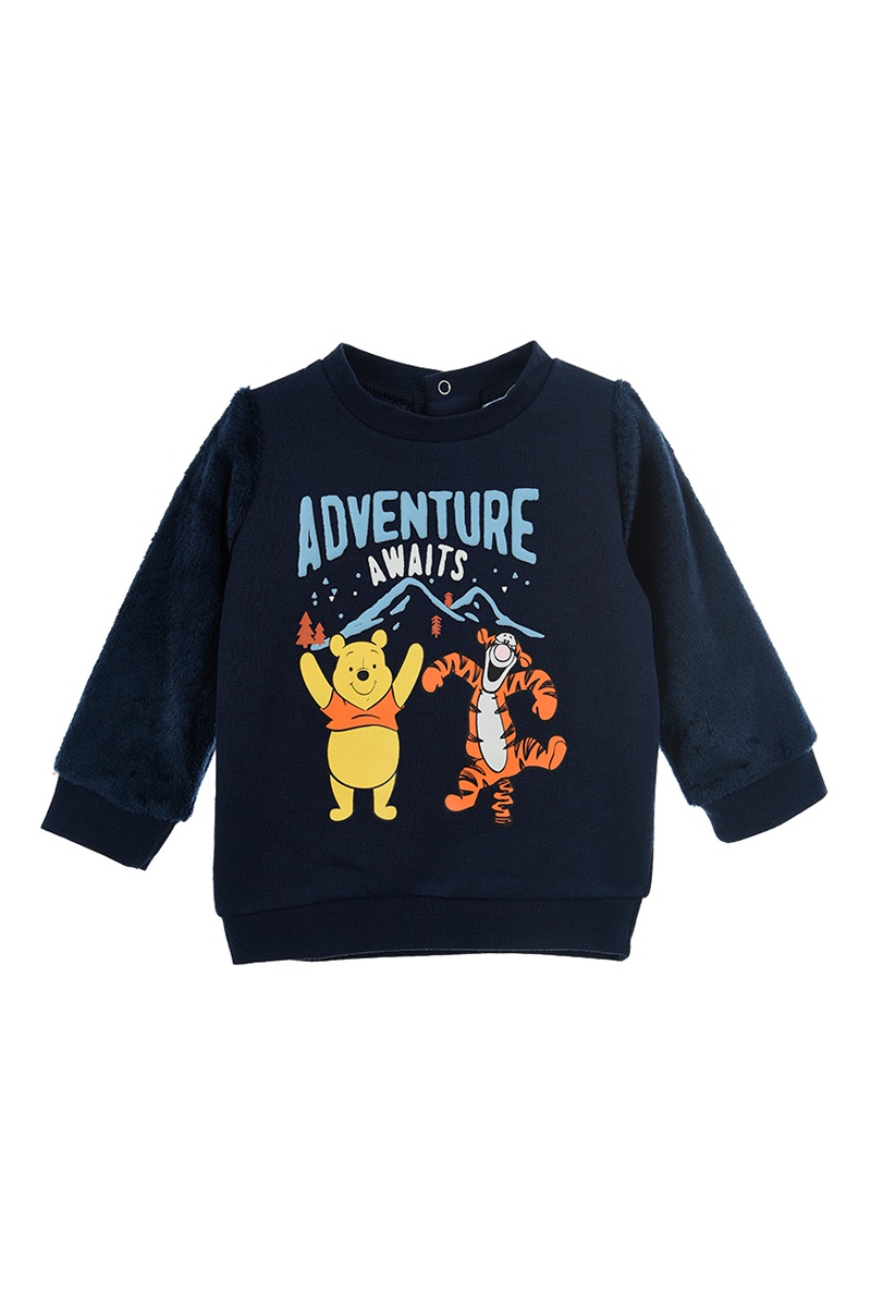 Sweat Winnie et Tigrou Disney Bleu marine