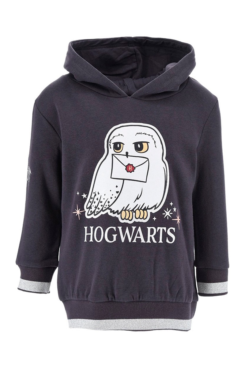 Sweat Harry Potter Anthracite et blanc