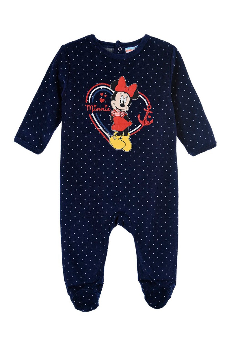 Grenouillère Minnie Disney Bleu marine