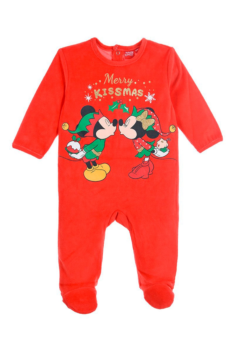 Grenouillère Minnie et Mickey Disney - Rouge